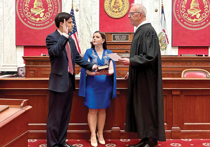 Barnhart sworn in to W.Va. Senate seat